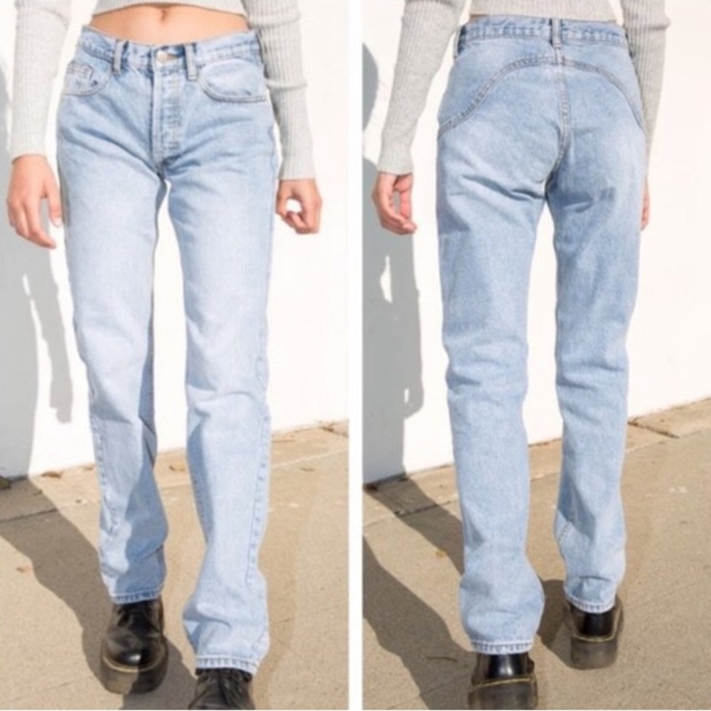 Brandy Melville Light Blue High Rise Jeans